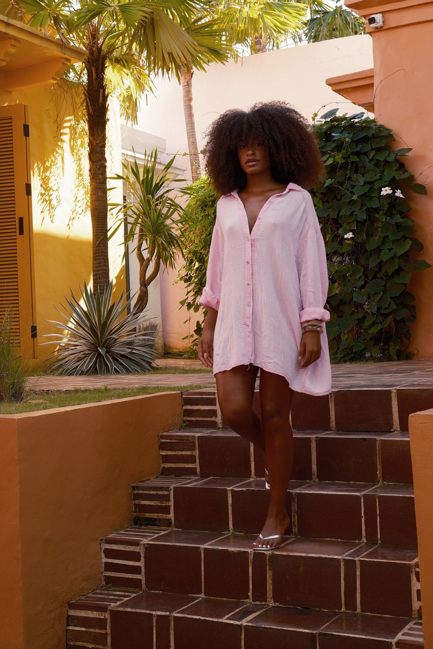 Chemise Oversized délavée